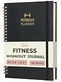 Mr. Pen- Fitness Workout Journal for Women & Men, 5.8' x 8.2', 160 Pages