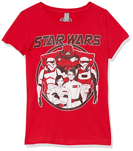 STAR WARS Visions Dark Side Anime Girl's Solid Crew Tee
