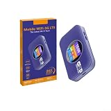 Router WiFi portatile 4G sbloccato MiFi Hotspot per camper aree rurali con slot per scheda SIM arancione 10,5 x 12,7 cm (viola)