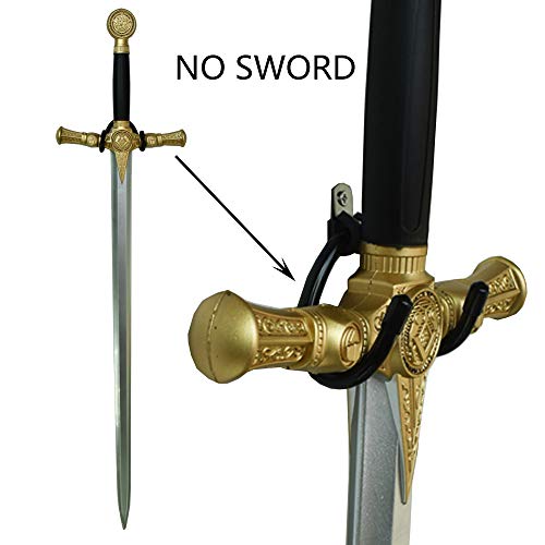 YYST MINI Adjustable Sword , Wall Hook Display Hanger Wall Mount for Sword ,Dagger ,Axe,KeyBlade, etc-4/PK- No Sword-Vertical Display