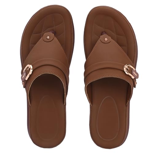 Image of Moshun Women's Thong Sandals /Flip-Flops | Bounce Back Technology with Arch Support | Women Footwear for Office| Doctor Sandal | Orthopaedic Sandal for Office, Travel & Outdoor