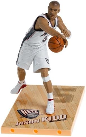 NBA Series 8 Figure: Jason Kidd with White Nets Jersey by Sports Picks