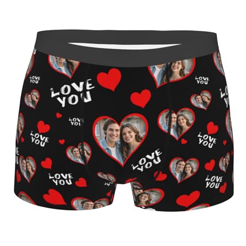 Custom Boxers For Men Boyfriend Husband Personalized Boxers With Face Funny Boxer Briefs Funny Gifts