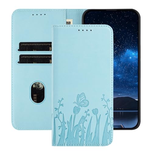 Image of Rfvzubemok Compatible with Fujitsu Arrows U 801FJ,Compatible with Fujitsu Arrows U 801FJ Flip Kickstand Magnetic Closure Wallet Protective Case QL