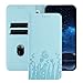 PONRFEKT Wallet Case for Honor X9C Smart 5G,Flip PU Leather Phone Cover with Card Holder,Magnetic Closure,Kickstand Stand,Shockproof Protective Case-Lightblue