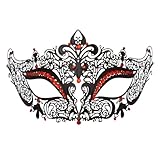 Masque Carnaval Femme-masque venitien homme-Charme élégant : ces masques classiques pour couple, de fabrication exquise, dégagent une atmosphère de sophistication mystérieuse. Orné de ce masque vénitien captivant, vous deviendrez le centre d'attention de toutes les réunions.