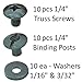 Quick Clip Pro Holster Clips, Black Oxide Steel for 1.75