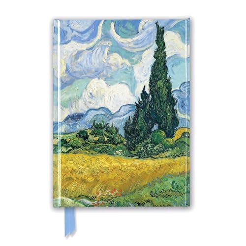 Vincent van Gogh: Wheat Field with Cypresses (Foiled Journal) (Flame Tree Notebooks)