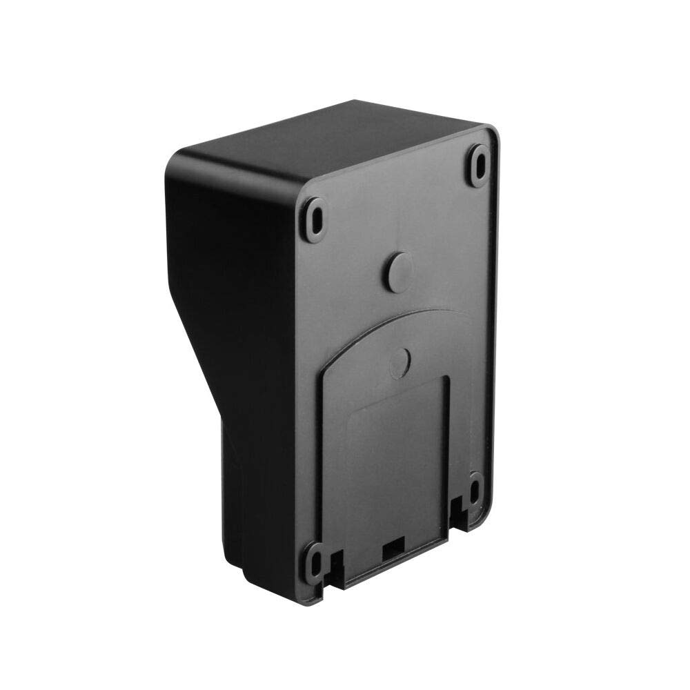 Videocitofono con sistema intercom per porta video, con monitor da 2 x 7 pollici e 1 fotocamera IR, impermeabilità IP65