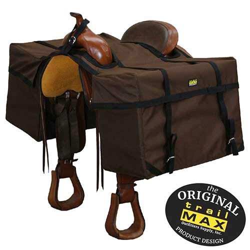 TrailMax "Over-The-Saddle Pack Pannier Bags, Fits Over Most Western or Endurance Saddles,
