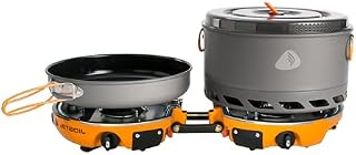 Jetboil Genesis Basecamp Backpacking and Camping Stove Cooking System with Camping Cookware