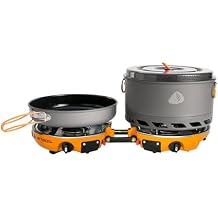 Jetboil Genesis Basecamp Backpacking and Camping Stove Cooking System with Camping Cookware