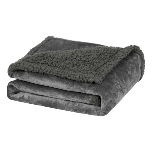 Dogat wasserdichte Hundedecke waschbar 100x80cm beidseitig verwendbare Haustierdecke für kleine und mittelgroße Hunde und Katzen Sofabezug und...