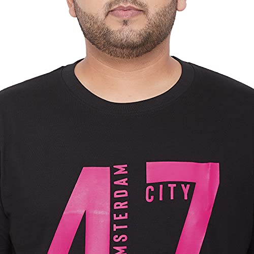 Image of Bigbanana Plus Size Men's Round Neck Printed Tshirt