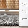Nuloom Thigpen Charcoal/Grey, 7'6 x 9'6, Soft and Cozy, High Traffic, Stain Resistant, Easy Clean, Non-Shed, Durable Area Rug for Bedroom, Living Room, Dining Space, Den, Foyer, Entryway