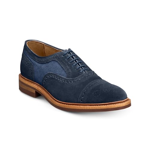 Allen Edmonds Men's Strandmok Oxford Navy Suede...