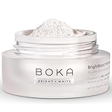 Boka Teeth Whitening Powder - Nano Hydroxyapatite, Appropriate for Sensitive Teeth, Whitening -Toothpaste Alternative with Essential Oils, Has Probiotics, Multivitamins & Aloe