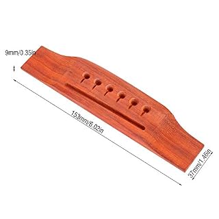 Chevalet de guitare à 6 cordes, selle en palissandre accessoire pour guitare folk acoustique - Les Beatles, Paul McCartney, John Lennon, RIngo Starr, George Harrison Chevalet de guitare à 6 cordes, selle en palissandre accessoire pour guitare folk acoustique – Image 5
