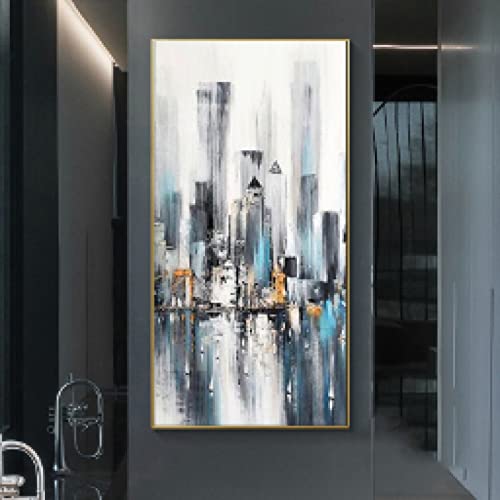 Peinture sur toile pour salon moderne : décorez vos grands murs vides en 40x80cm