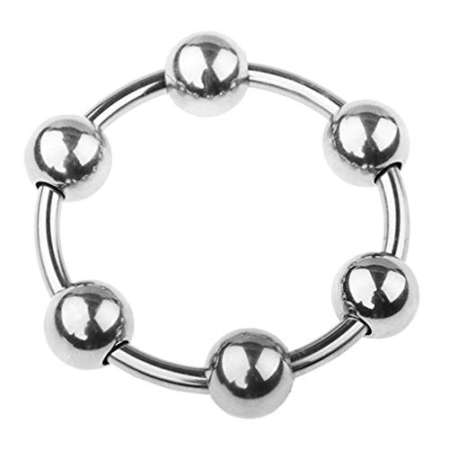 W-HELLO Stainless Steel Ring Exercise Men Enlarger Toy