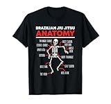 Brazilian Jiu Jitsu Anatomy Skeleton Funny Mix Martial Arts T-Shirt