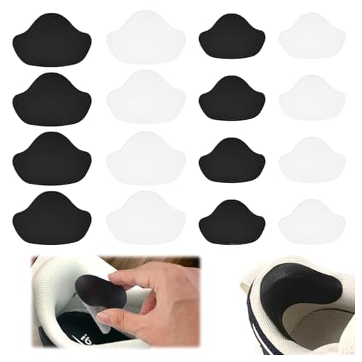 16 Stück Sneaker Reparatur Patch, Schuhe Ferse Reparatur, Selbstklebend Schuh Ferse Patch, Zwei Stile Reparaturpflaster für Leder, Fersenschutz für Schuhe, Sneakers, Lederschuhen Innen-Fersenschutz