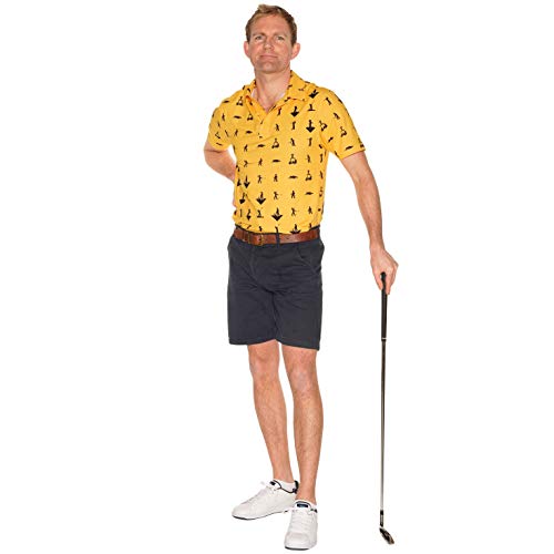 Image of Royal & Awesome Funny Golf Shirts for Men, Mens Golf Shirt, Crazy Golf Shirts for Men, Fun Golf Polos for Men, Mens Polo Golf