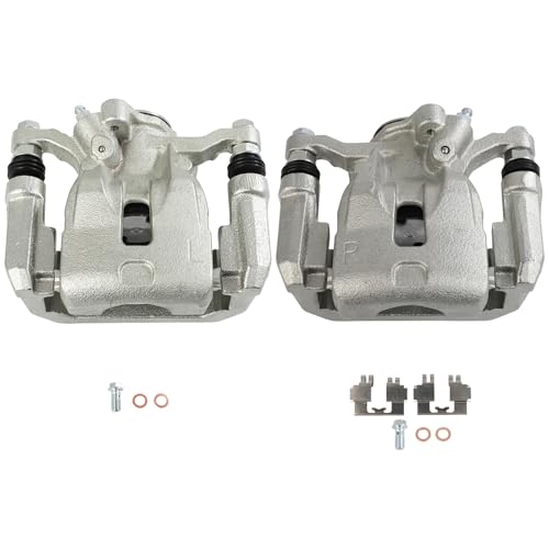 Image of SCITOO Rear Driver & Passenger Side Disc Brake Calipers 19B7431 19B7430 Compatible For Mazda For CX-5 2016-2024,With Bracket 2PCS