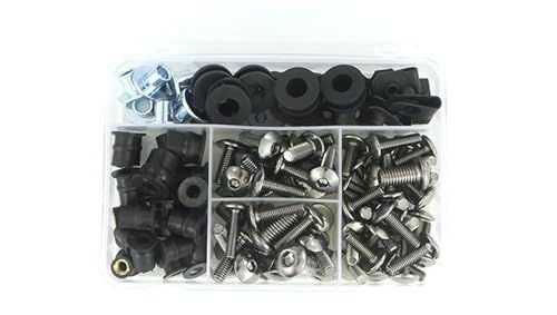 Visserie de carénage pour Kawasaki ZX-6 ZZR600 finition Titanium durable