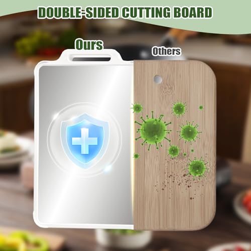 Tabla de cortar rectangular de acero inoxidable PEETOGER miniatura 3