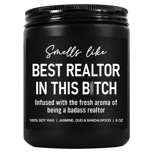Younift Funny Scented Candle &ndash; Realtor Gift 9 oz