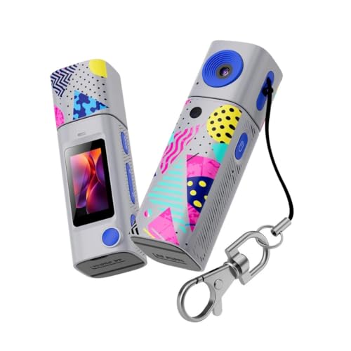 Image of 2026 New Lipstick Thumb Mini Camera, 2K HD Portable Long Battery Sports Camcorder for Students Outdoor Video & Photography(Grey NO Card)