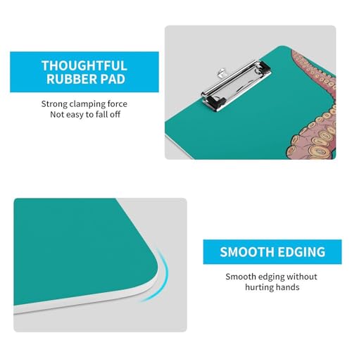 Porte-formulaires clipboard pieuvre A4 rigide pour protéger vos documents de travail - 6