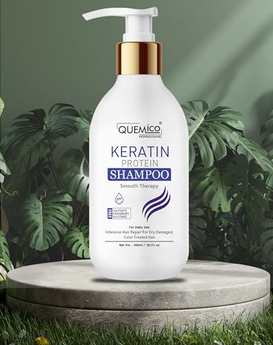 Image of Sulphate Free Keratin Smooth Shampoo For Dry and Frizzy Hair | No sulfate, Parabens & Silicones, 300ml (Pack of 1)