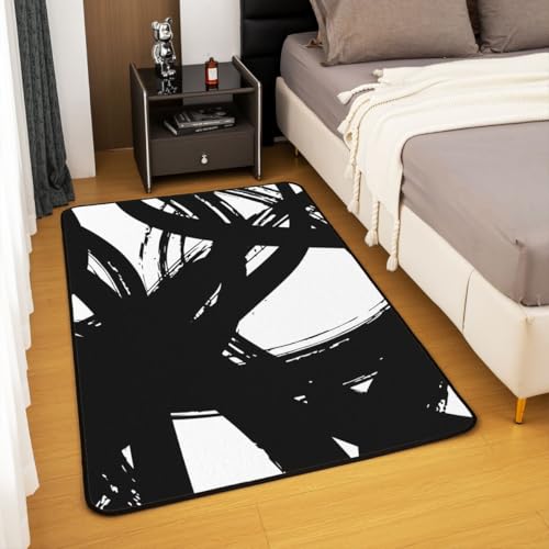 Tapete decorativo rayado moderno 5x7 pies miniatura 4