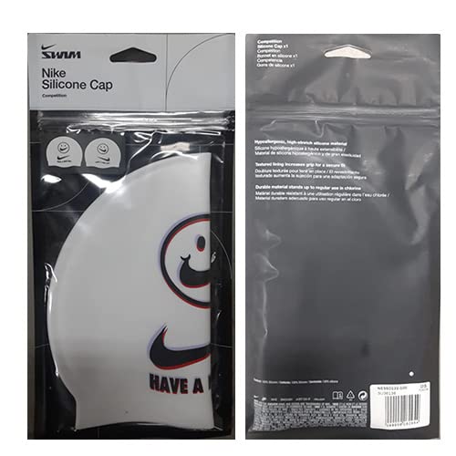 Nike Competition Silicone Swim Cap, White (100), Os #TOP6
