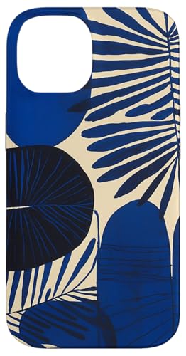 �{�w�~�A�� �u���[ ���V�̗t �g���s�J�� �G���K���g ���ۓI�ȃp�^�[�� �X�}�z�P�[�X iPhone 14 �p