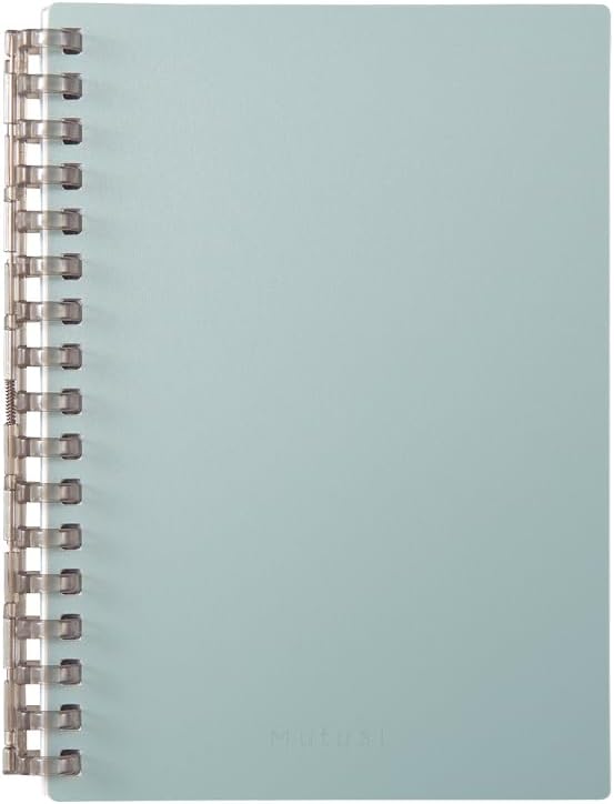 Lihit Lab Mutual Open Ring Notebook, A6, Light Blue, N2671-14