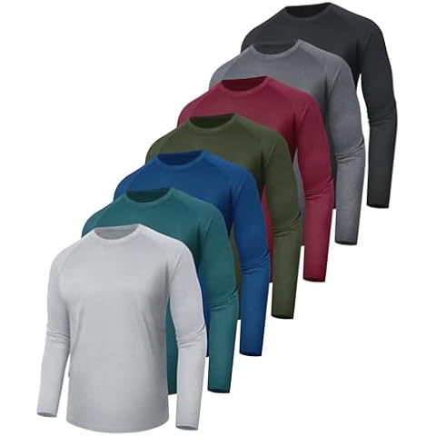 BOOJO 7 Pack Long Sleeve Shirts Cover