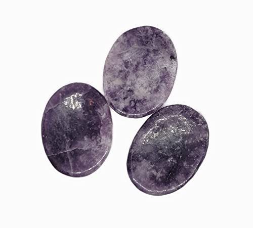 Pierre de lépidolite ovale polie PACHAMAMA ESSENTIALS - 4