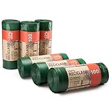 Relevo 100% Reciclado Bolsas de Basura, extra resistentes 100 L, 78 bolsas