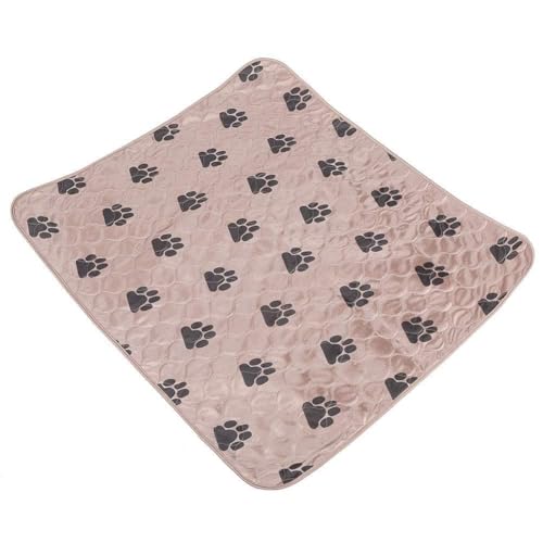 Image of Reusable Dog Pee Pads, Waterproof Training Pads for Dogs, Dog Pee Pad Urine Mat for Pet Dogs Cats(70*80cm-Brown )