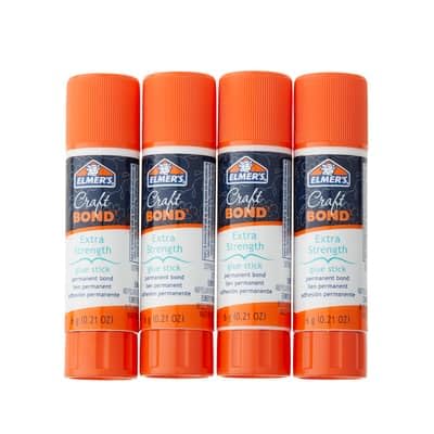 12 Packs: 4 ct. (48 Total) Elmer's® CraftBond™ Extra Strength Glue Sticks