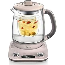 Bar 1.8L Health- Care Beverage Tea Maker and Kettle YSH-C18R1, Durable 316 Stainless Steel & Glass Brew Cooker Master,8-in-1 Programmable, 4 Range Temperature Warming Function, Pink