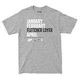 NIL Store Fletcher Loyer Exclusive Release: Calendar Sport Grey Tee