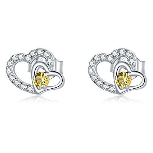 Boucles d'oreilles en argent sterling luxe et météore arc-en-ciel