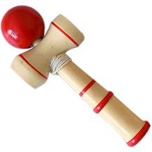 Wooden Kendama Blue Ball Cup Toy Classic Japanese Balancing Skill Game Wooden Skill Toy
