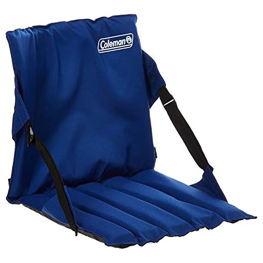 Coleman Portable Stadium Seat | Bleacher Cushion with Backrest | Lightweight Padded Seat Cushion