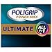 Poligrip Power Max Ultimate All-In-1 Denture Adhesive Cream, Zinc Free, 2.2 oz (4 Pack)
