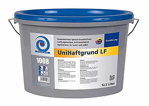UniHaftgrund LF 1008 - Weiß pigmentiertes Spezial-Grundiermittel - 12,5 Liter